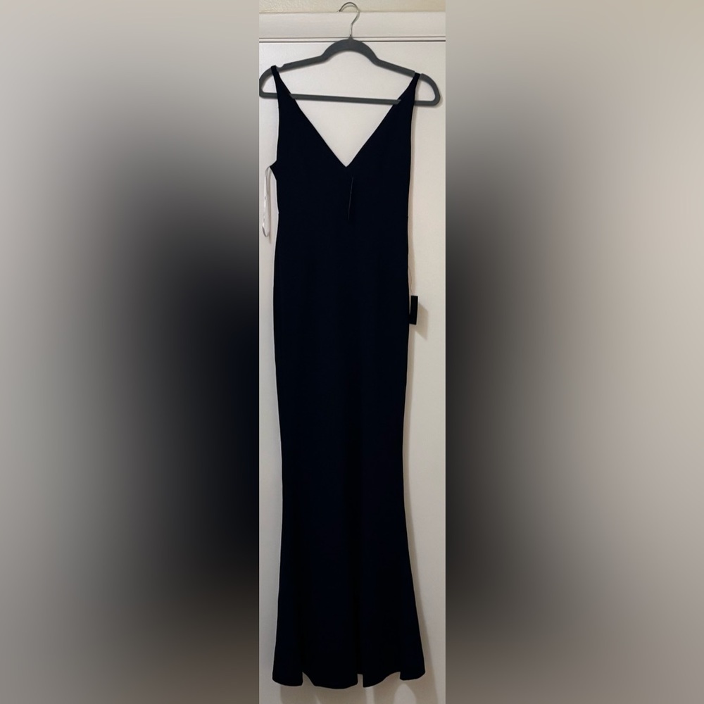 Lulus navy blue bridal grown